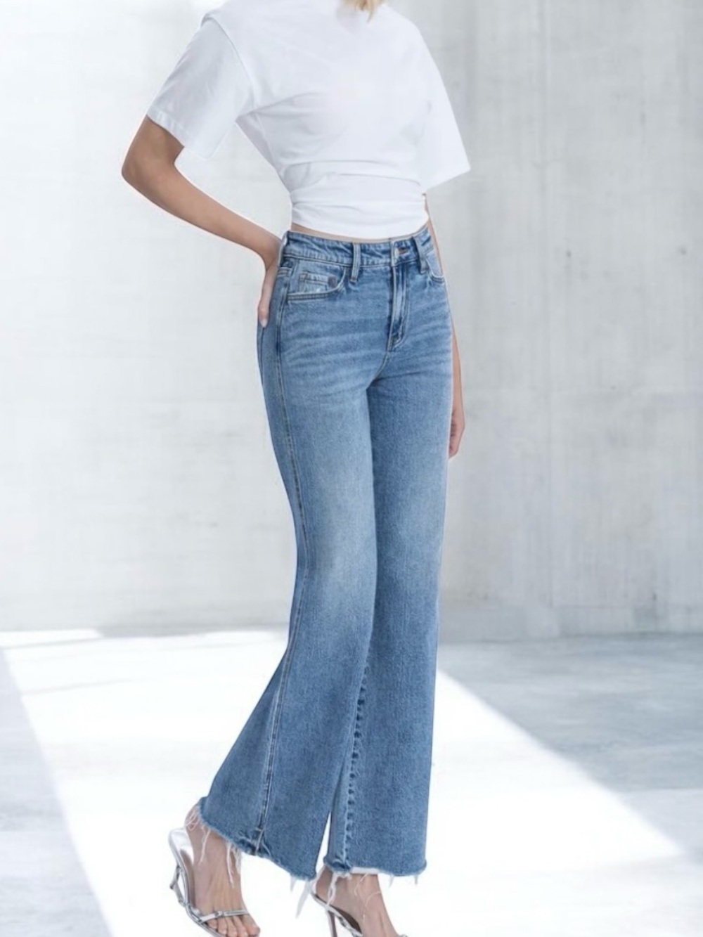 🆕 Flying Monkey High Rise Flare Jeans Wide Leg